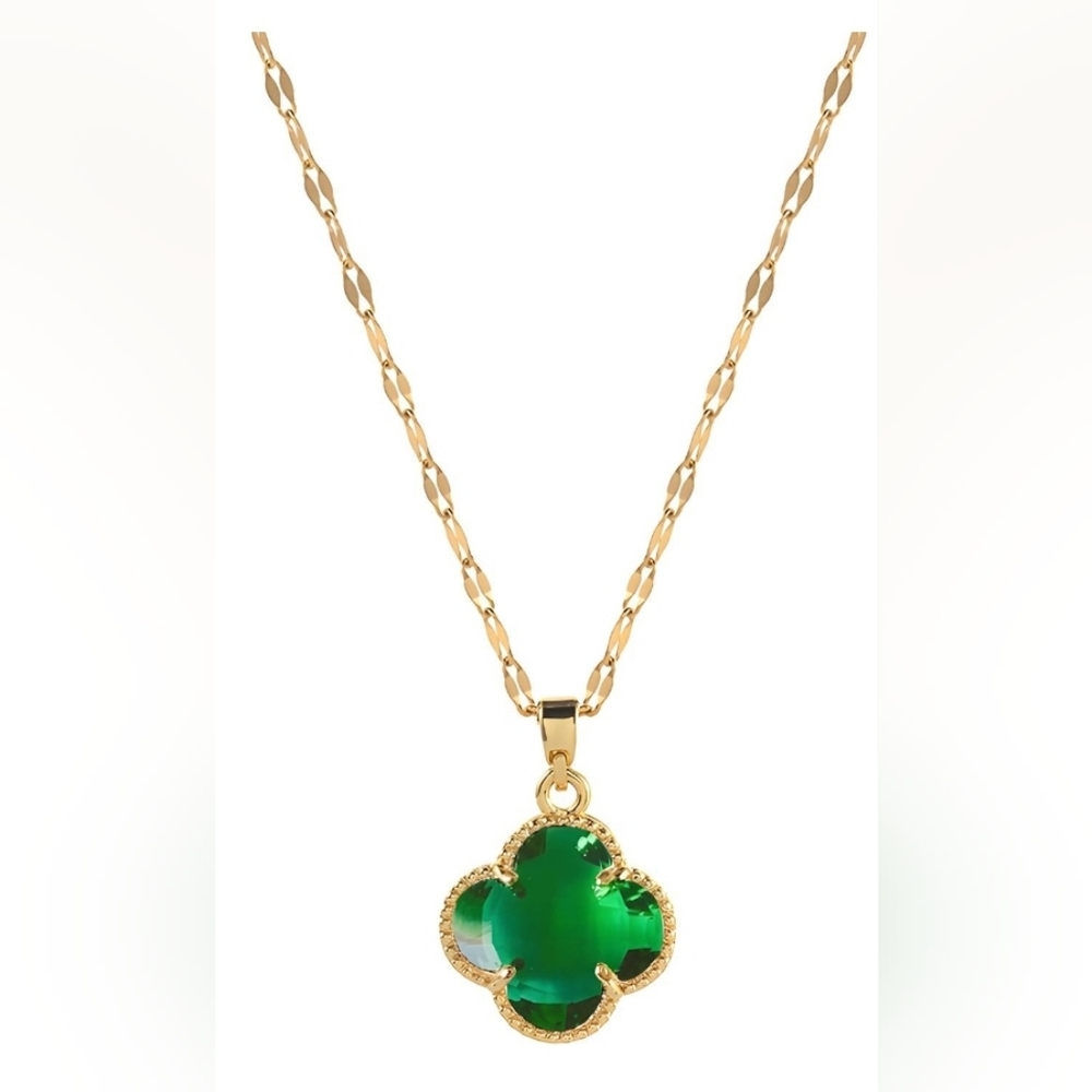 Luxury Style Set 18K gold plated Stainless steel earrings/ necklace Intensity - Picture 3 of 8